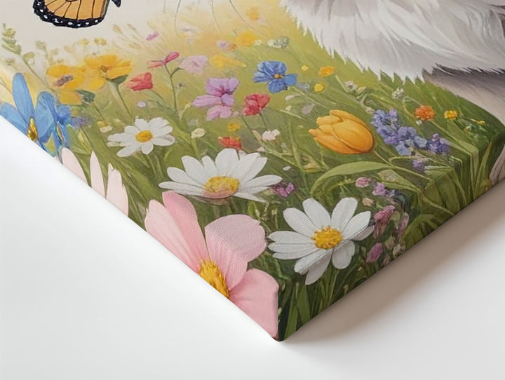 Bunny & Butterfly Canvas – Vibrant Spring Wall Art - Gifitto