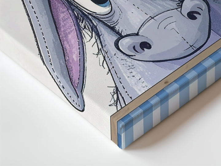 Tender Eeyore Character Canvas – Classic Nursery Wall Art - Gifitto