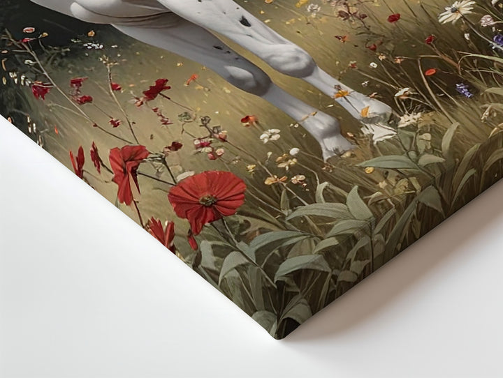Woodland Whimsy Canvas – Spotted Horse in Enchanted Forest - Gifitto