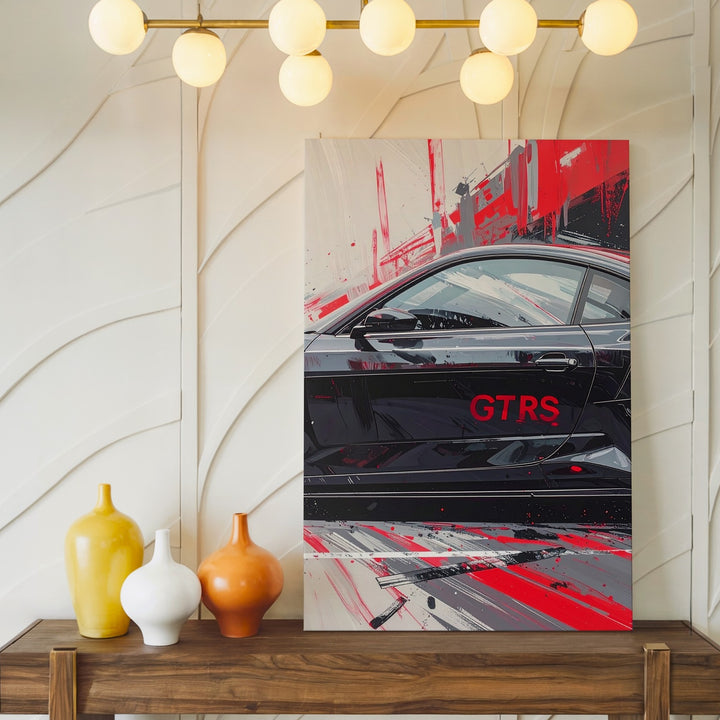 Porsche 911 GT3 RS Side Profile Canvas – Dynamic Sports Car Art - Gifitto