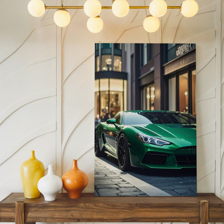 Porsche 911 Urban Luxury Canvas – Evening Cityscape Sports Car Art - Gifitto