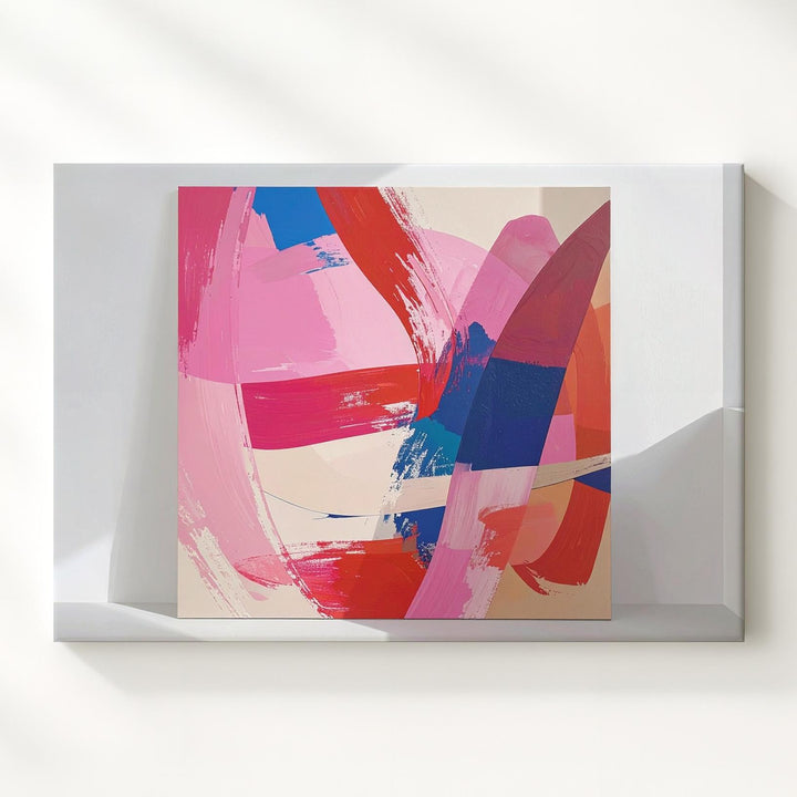 Vibrant Abstract Expression Canvas – Bold Modern Brushstroke Art - Gifitto