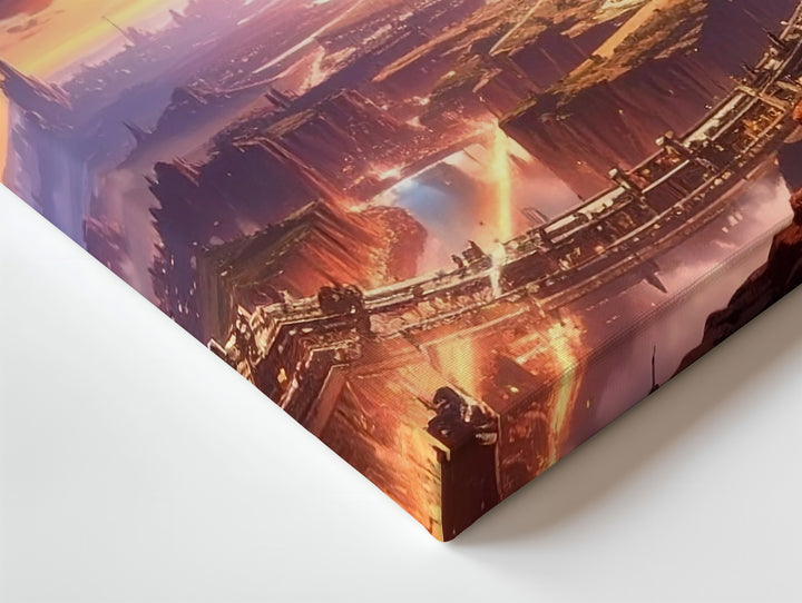 Cosmic Portal Canvas – Futuristic Wormhole and Space Adventure - Gifitto