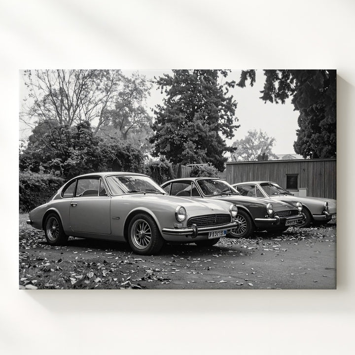 Timeless Porsche 911 Canvas – Black & White Classic Car Photography Print - Gifitto