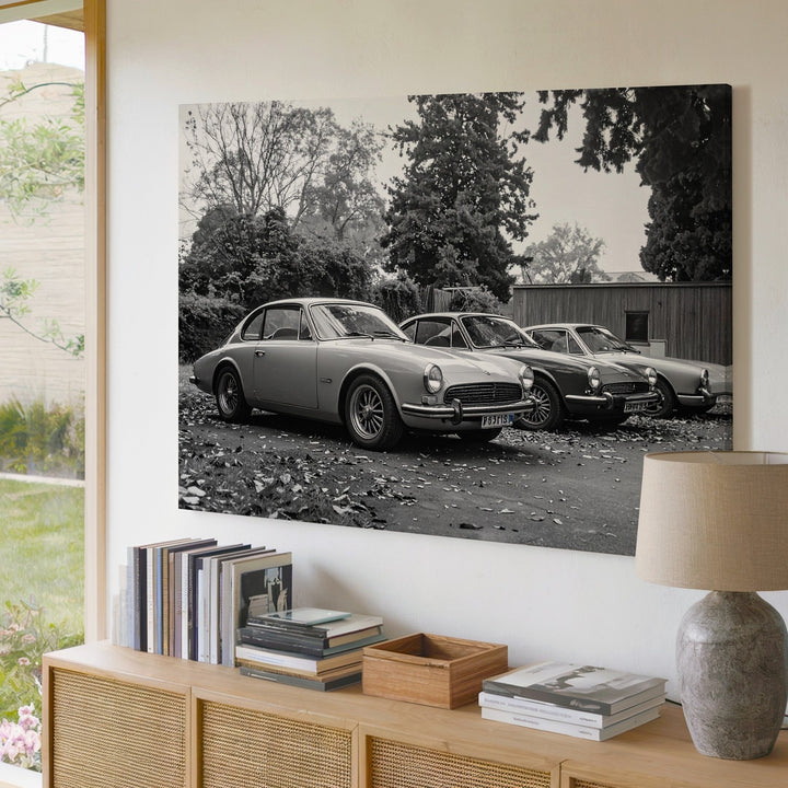 Timeless Porsche 911 Canvas – Black & White Classic Car Photography Print - Gifitto