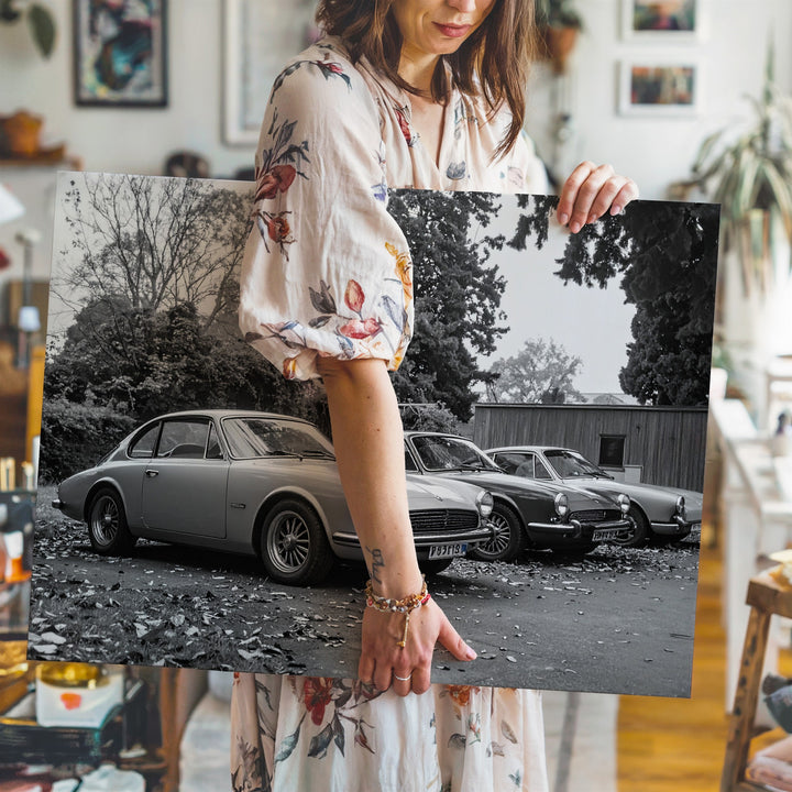 Timeless Porsche 911 Canvas – Black & White Classic Car Photography Print - Gifitto