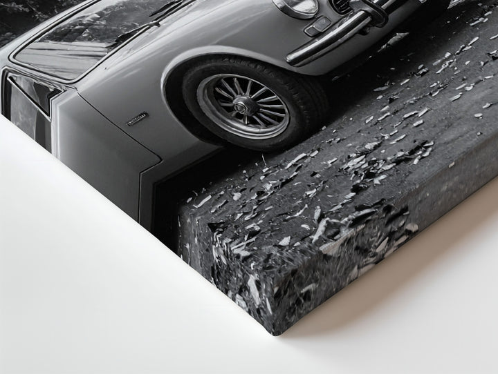 Timeless Porsche 911 Canvas – Black & White Classic Car Photography Print - Gifitto