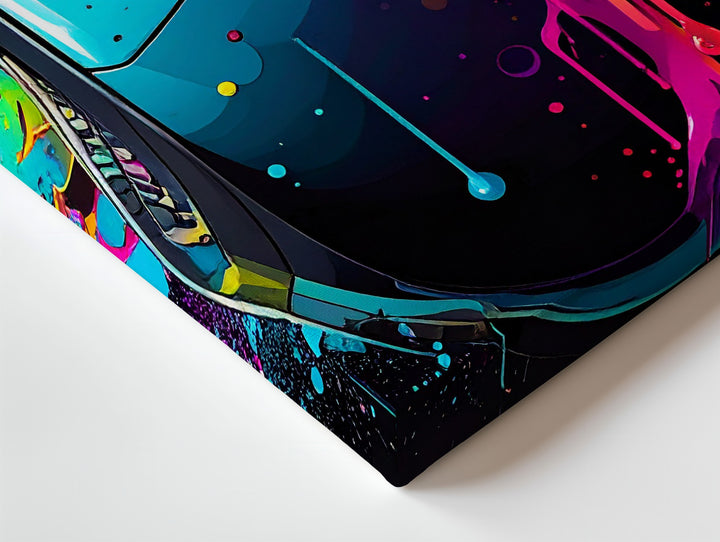 Paint Splash Mouse Canvas – Vibrant Tech-Inspired Street Art Wall Decor - Gifitto