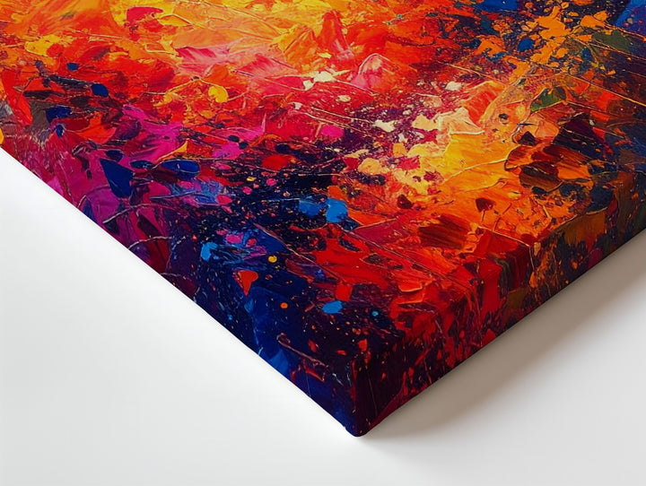 Abstract Explosion Canvas – Vibrant Chaos of Bold Colors and Dynamic Textures - Gifitto