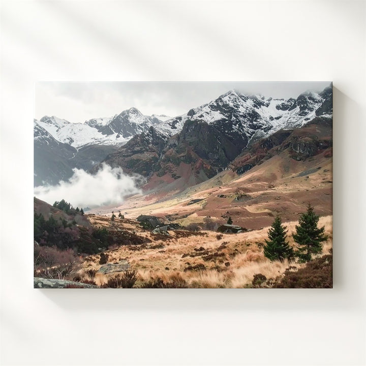 Early Autumn Alpine Canvas – High-Resolution Mountain Wilderness Photography - Gifitto