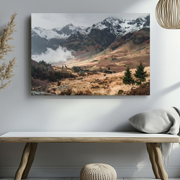 Early Autumn Alpine Canvas – High-Resolution Mountain Wilderness Photography - Gifitto