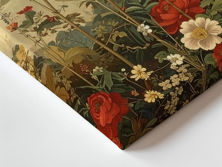Vintage Wildflower Botanical Canvas – Rustic Floral Illustration with Antique Charm - Gifitto