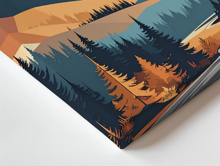 Majestic Mountain Landscape Canvas – Bold Nature Wall Art - Gifitto