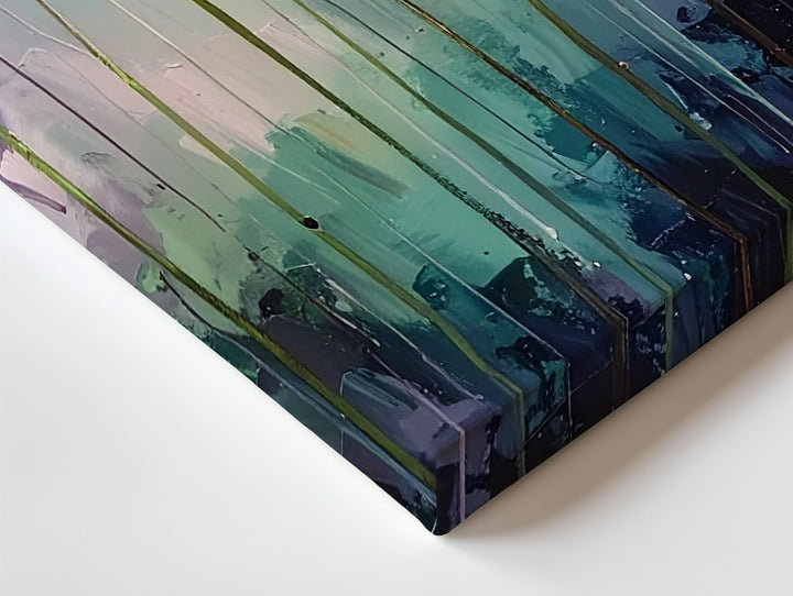 Floating Bloom Abstract Canvas – Modern Impressionist Floral Wall Art - Gifitto