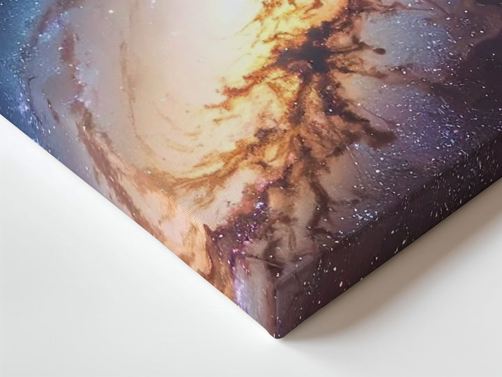 Andromeda Galaxy Canvas – Spiral Galactic Wall Art in Deep Space Detail - Gifitto