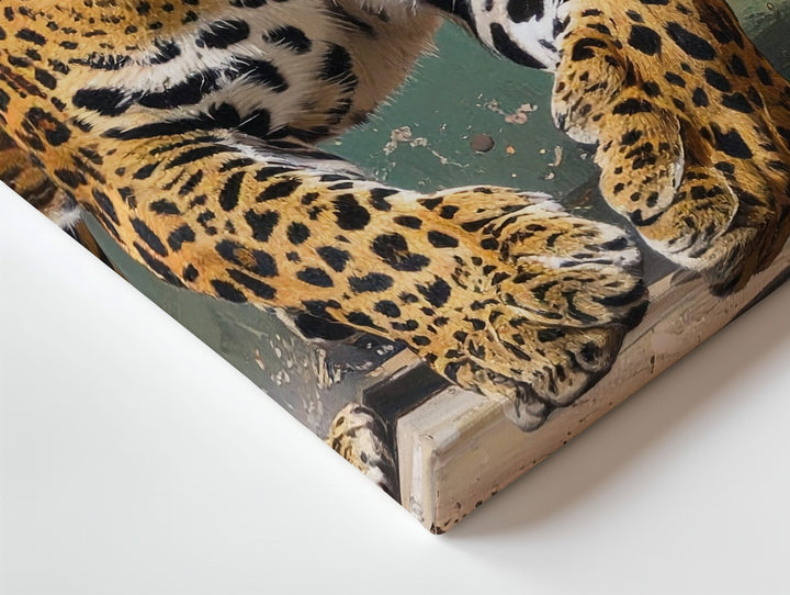Fierce Leopard Roar Canvas – Hyper-Realistic Wild Animal Wall Art - Gifitto