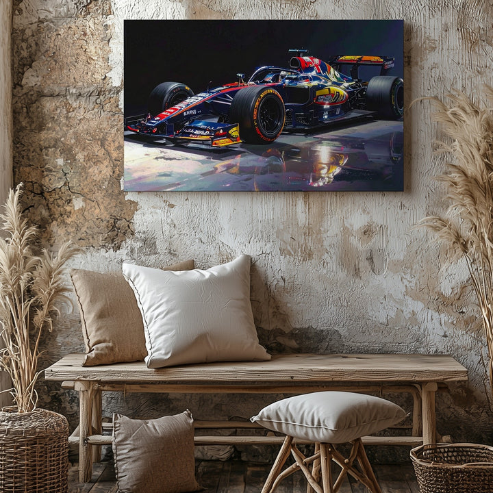 Red Bull F1 Precision Canvas – Studio Portrait of Elite Race Engineering - Gifitto