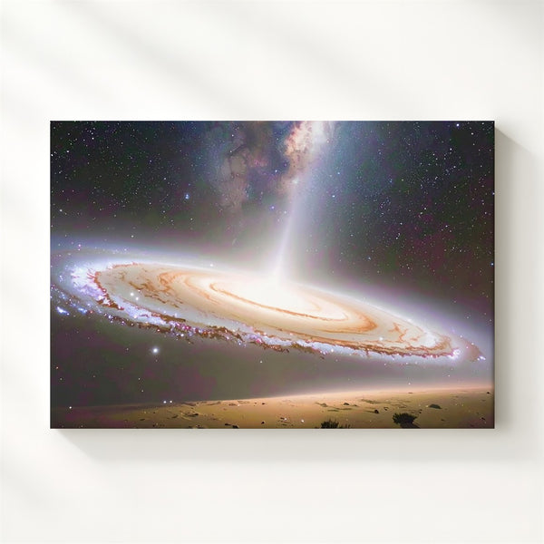 Sombrero Galaxy Canvas – Crisp Edge-On View with Iconic Dust Halo - Gifitto