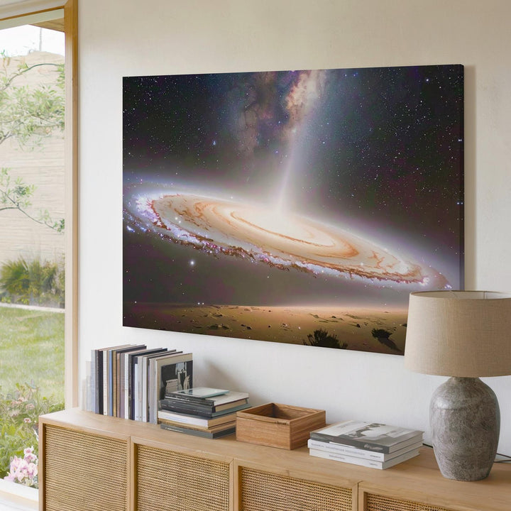 Sombrero Galaxy Canvas – Crisp Edge-On View with Iconic Dust Halo - Gifitto
