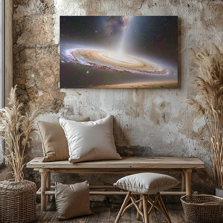 Sombrero Galaxy Canvas – Crisp Edge-On View with Iconic Dust Halo - Gifitto