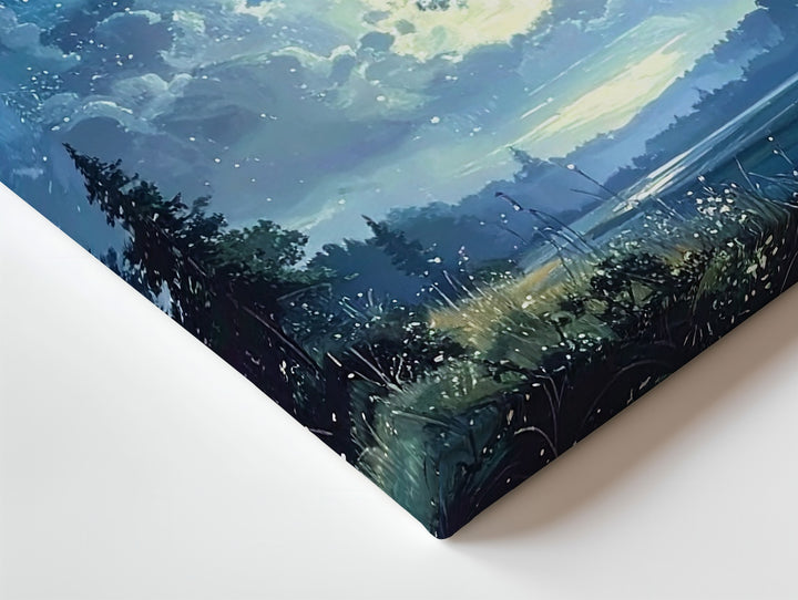 Celestial Drift Canvas – Serene Nebula Sky with Starry Deep Space Glow - Gifitto