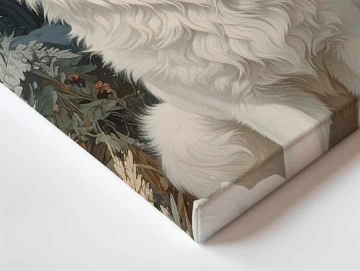 Majestic White Wolf Canvas – Mystical Winter Forest Fantasy Art - Gifitto