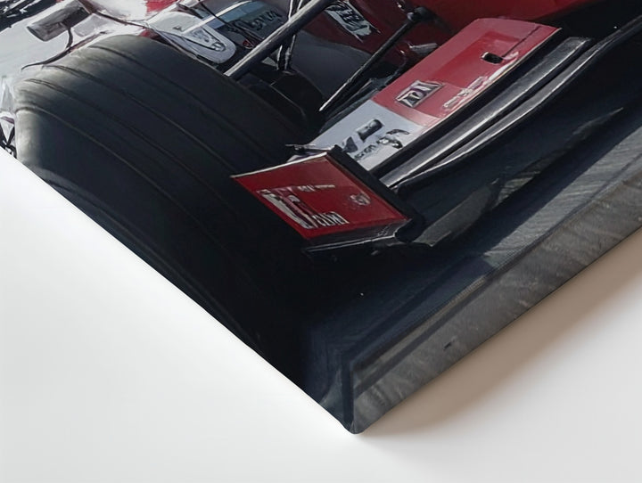 Victory Stance Canvas – Red Bull F1 Driver Celebrating on Track - Gifitto
