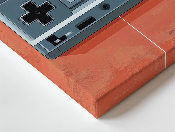 Classic NES Controller Canvas – Minimalist Retro Gaming Wall Art - Gifitto