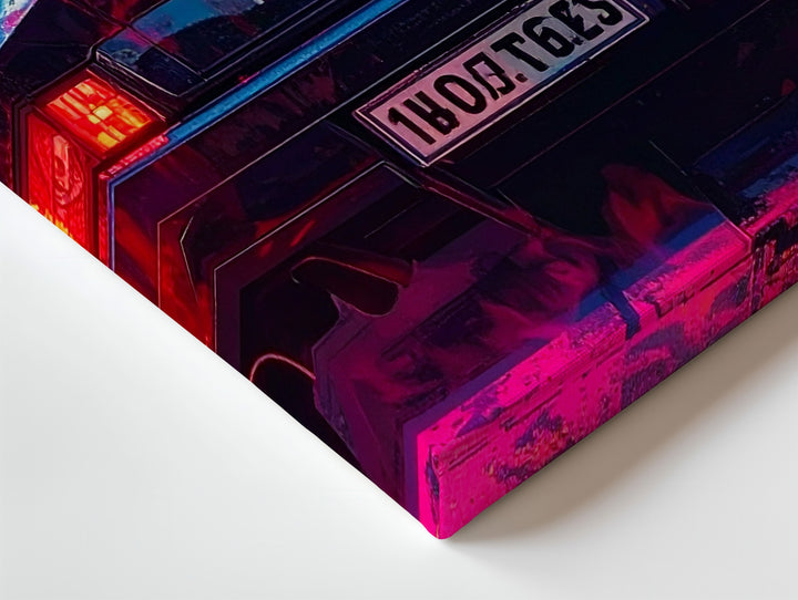 Hustle Mode Canvas – Lamborghini Huracán with Neon Money Wall - Gifitto