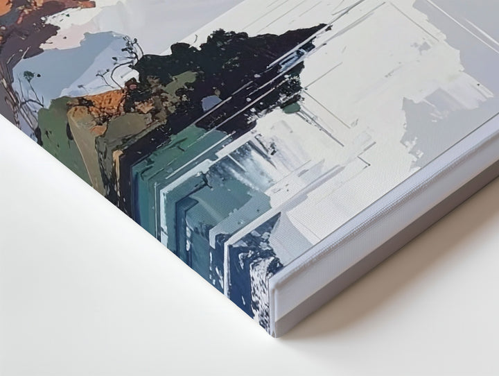 Serenity Fields Abstract Canvas – Soft Modern Color Harmony Art - Gifitto