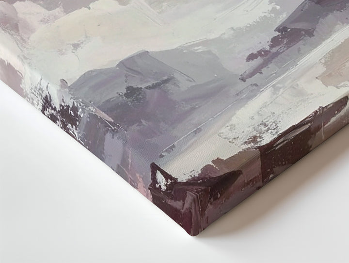 Ethereal Dream Canvas – Soft Abstract Art in Dusty Pink, Mauve, and Beige Tones - Gifitto