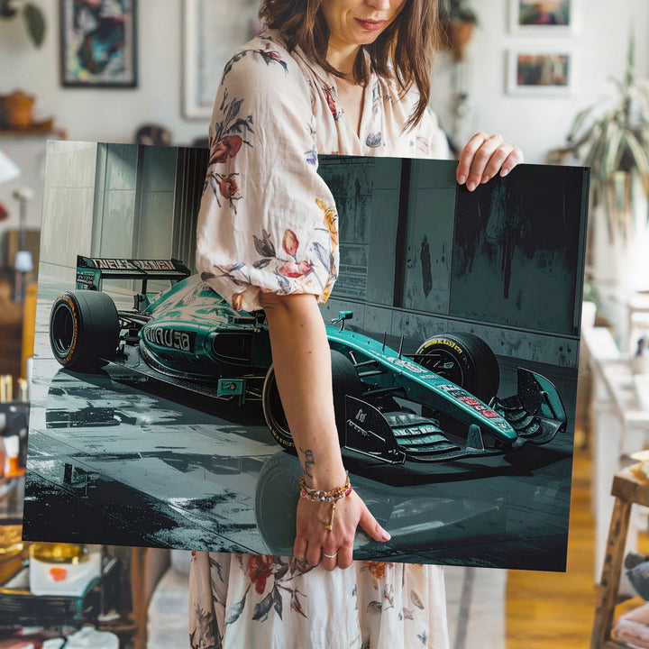 Modern Mercedes F1 Canvas – Sleek Petronas Formula 1 Racing Art - Gifitto