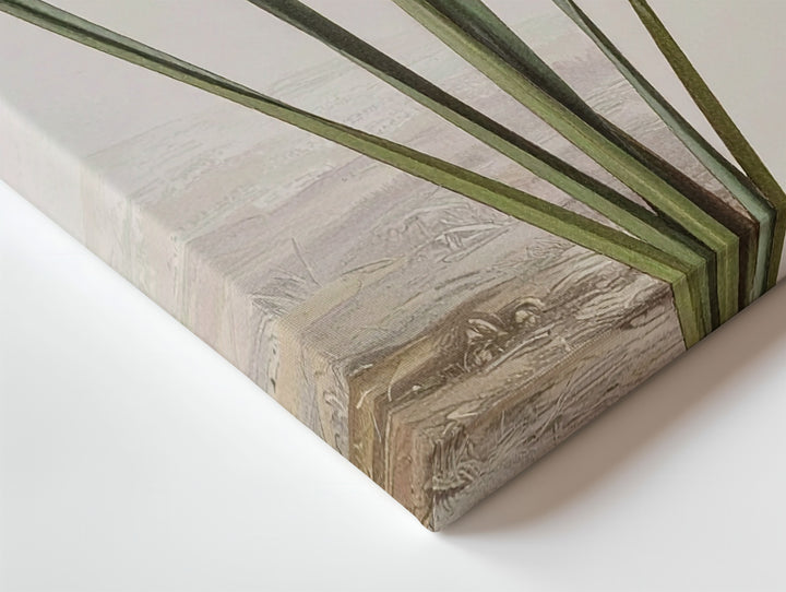 Narcissus Poeticus Botanical Canvas – Minimalist Scientific Floral Art - Gifitto