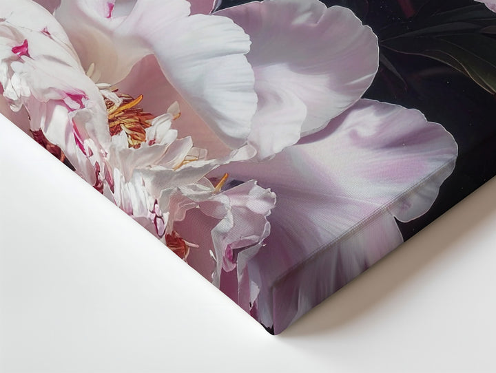 Intimate Peony Close-Up Canvas – Soft Romantic Floral Still Life - Gifitto