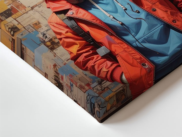 Urban Bunny Canvas – Cool Rabbit with Street Style & Graffiti Vibes - Gifitto