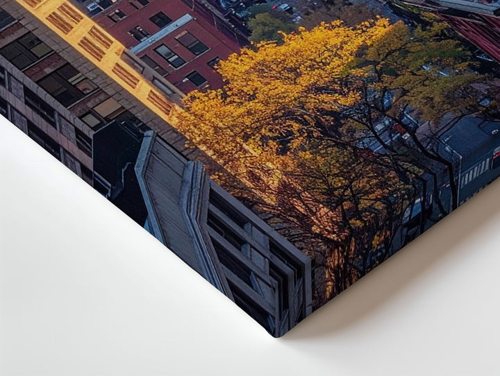 New York City Canyon Canvas – Architectural Contrast & Vertical Skyline - Gifitto
