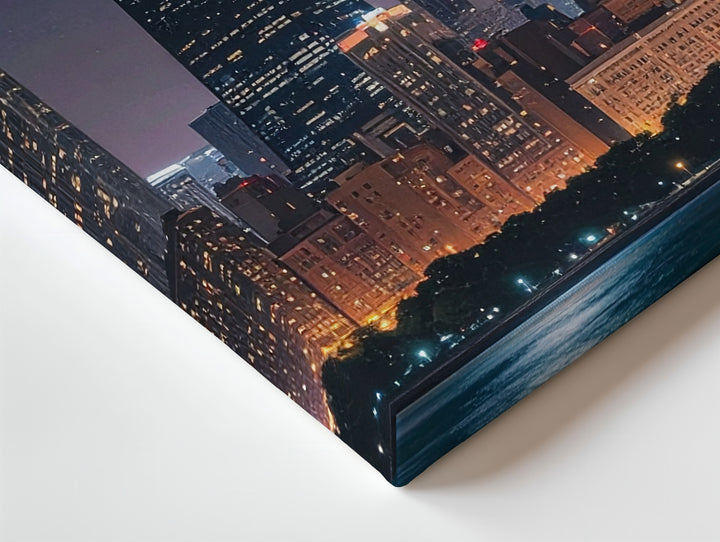 Chicago Skyline at Night Canvas – Modern Cityscape with Willis Tower - Gifitto