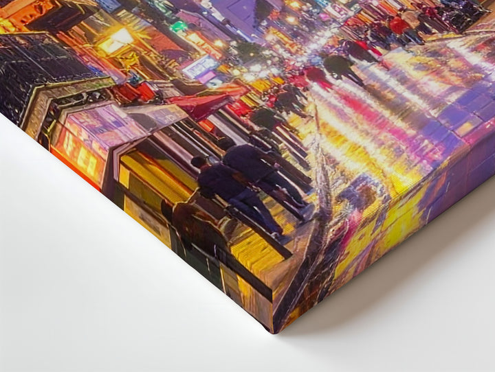 Neon Quarter Nights Canvas – Vibrant New Orleans Street Scene After Dark - Gifitto