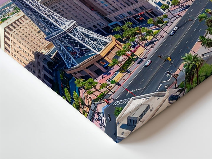 Las Vegas Strip Aerial Canvas – Iconic Eiffel Tower & Casino Skyline Art - Gifitto