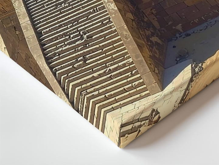 Ancient Egyptian Pyramid Canvas – Realistic Desert Monument Wall Art - Gifitto