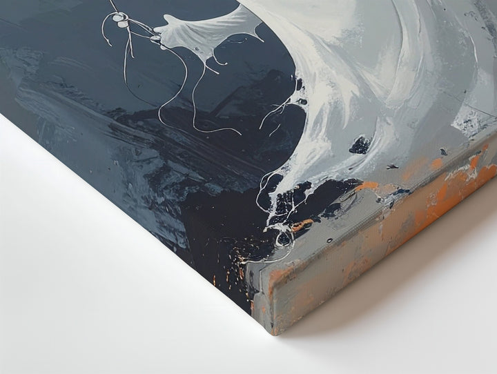 Playful Ghost & Balloon Canvas – Vintage-Style Halloween Charm - Gifitto