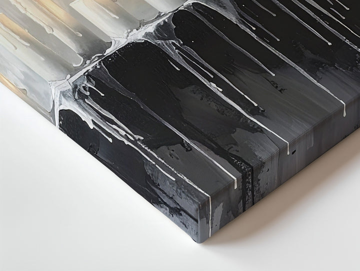 Ritual Candle Shrine Canvas – Gothic Altar Scene with Dripping Wax and Flame - Gifitto