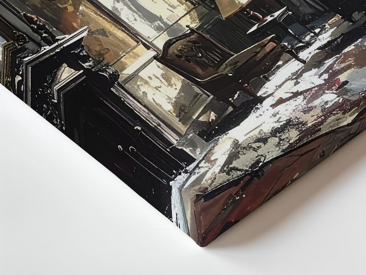 Haunted Parlor Canvas – Decaying Victorian Room with Gothic Shadows - Gifitto