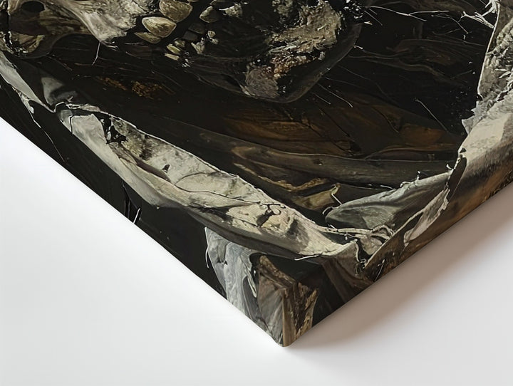 Decaying Mummy Portrait Canvas – Horror Undead Halloween Art - Gifitto