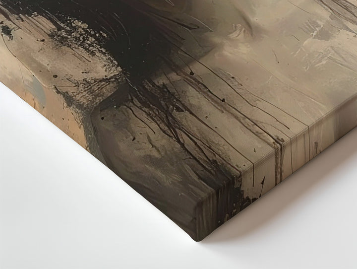 Ghostly Queen Canvas – Faded Mural of Love, Memory & Abandoned Grace - Gifitto