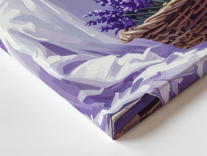 Lavender Field Ghost Canvas – Pastel Halloween Spirit in Nature Wall Art - Gifitto