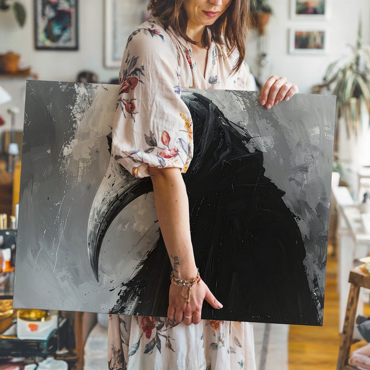 Plague Doctor Spirit Canvas – Grim Apocalyptic Horror Wall Art - Gifitto