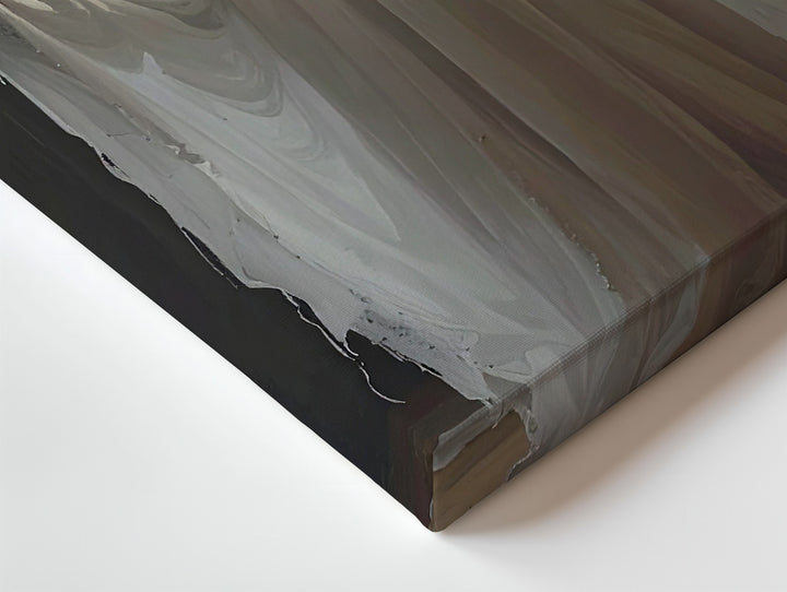 Ceremonial Spirit Canvas – Horizontal Ghostly Ritual Wall Art with Candlelight - Gifitto