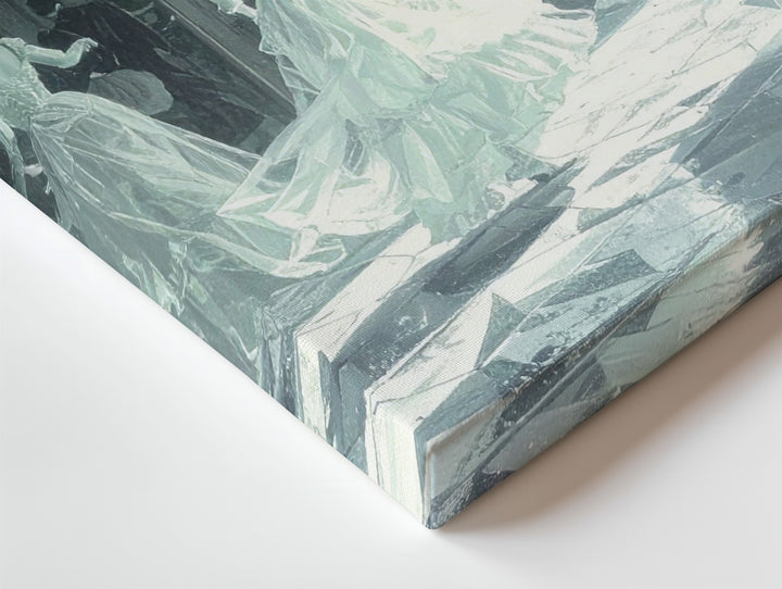 Ghostly Ballroom Canvas – Haunted Victorian Dance in Mirrorlight - Gifitto