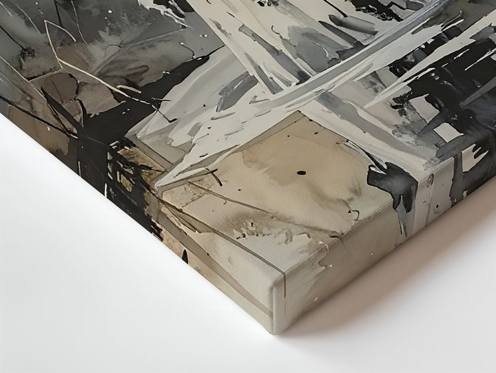 Stillwater Ghost Canvas – Haunting Presence Among Swamp Reeds - Gifitto